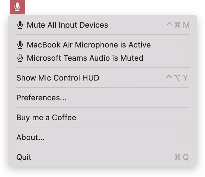 MicMuter app scan screenshot